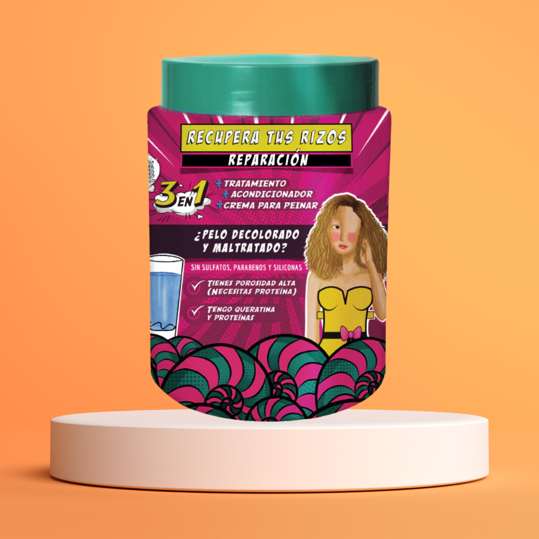 Tratamiento 3 en 1 Reparación Total – Queratina & Proteínas (1000gr)